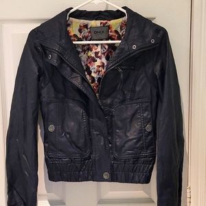 Vegan leather jacket